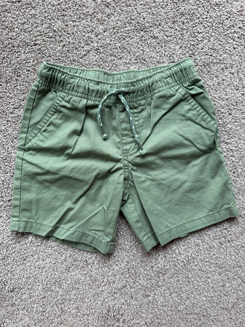 Cat & Jack Green Pull-On Drawstring Shorts